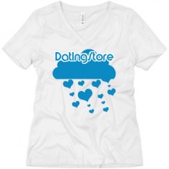 Ladies Relaxed Fit V-Neck Tee