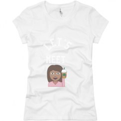 Ladies Slim Fit Basic Promo Jersey Tee