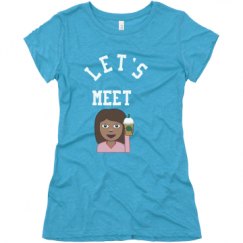 Ladies Slim Fit Super Soft Triblend Tee