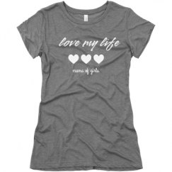 Ladies Slim Fit Super Soft Triblend Tee