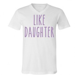 Unisex V-Neck Jersey Tee