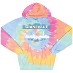 Unisex Tie-Dye Fleece Hoodie