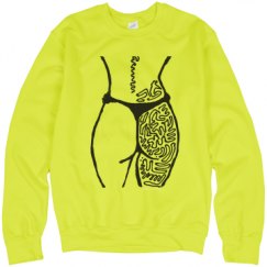 Unisex Neon Crewneck Sweatshirt