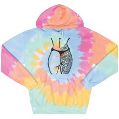 Unisex Tie-Dye Fleece Hoodie