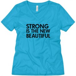 Ladies Relaxed Fit V-Neck Tee