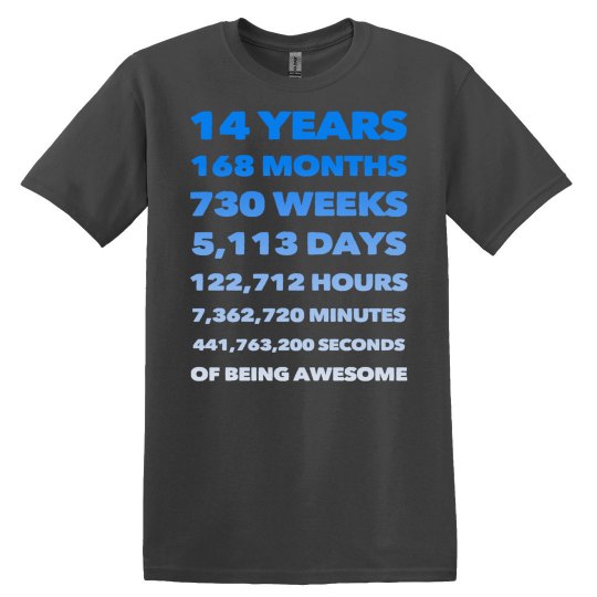 14 YEARS OF AWESOME