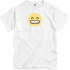 Grinning Smile Emoji Unisex Tee 
