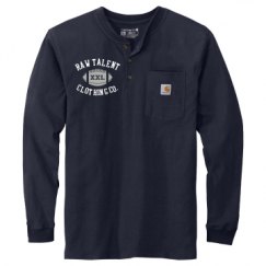 Unisex Carhartt Long Sleeve Henley Tee