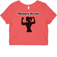 Ladies Slim Fit Crop Top Tee