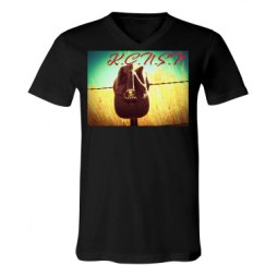 Unisex V-Neck Jersey Tee