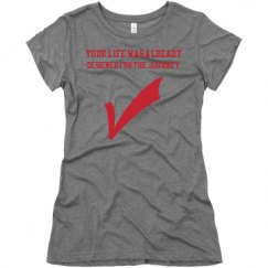 Ladies Slim Fit Super Soft Triblend Tee