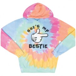 Unisex Tie-Dye Fleece Hoodie