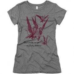 Ladies Slim Fit Super Soft Triblend Tee
