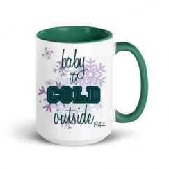 15oz Ceramic Mug with Color Inside