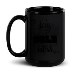 15oz Black Glossy Mug