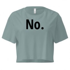 Ladies Festival Cali Crop Top Tee