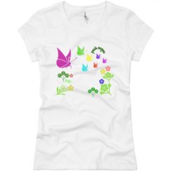 Ladies Slim Fit Basic Promo Jersey Tee