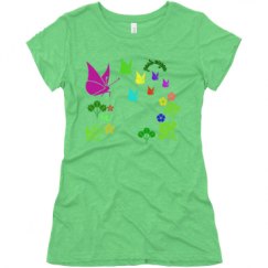 Ladies Slim Fit Super Soft Triblend Tee