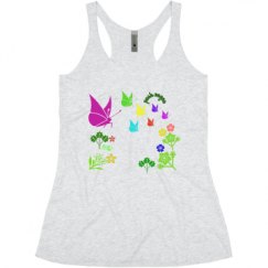 Ladies Slim Fit Super Soft Racerback Triblend Tank