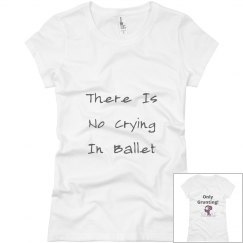 No Crying, Only Grunting Tee