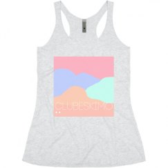 Ladies Slim Fit Super Soft Racerback Triblend Tank