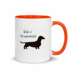 11oz Ceramic Mug with Color Inside