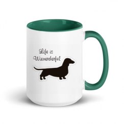 15oz Ceramic Mug with Color Inside