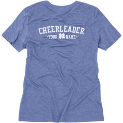 Ladies Relaxed Fit Super Soft Triblend V-Neck Tee