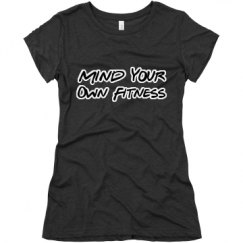 Ladies Slim Fit Super Soft Triblend Tee