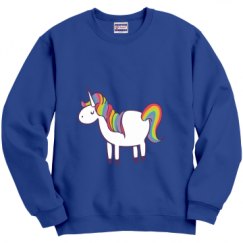 Unisex Film and Foil Crewneck Sweatshirt