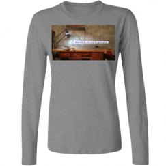 Ladies Relaxed Fit Basic Long Sleeve Tee