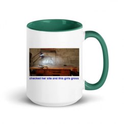 15oz Ceramic Mug with Color Inside