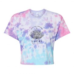 Cotton candy tie dye logo