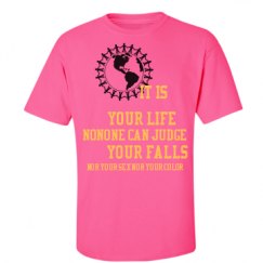 Unisex Ultra Cotton Safety Neon Crewneck Tee