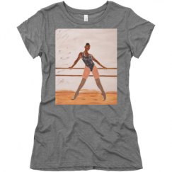 Ladies Slim Fit Super Soft Triblend Tee