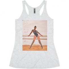 Ladies Slim Fit Super Soft Racerback Triblend Tank