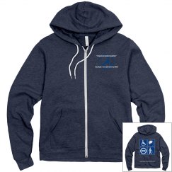 Atypical Poliomyelitis Dark Grey/Black Unisex Hoody