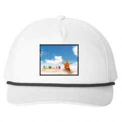 Snapback Five-Panel Rope Hat