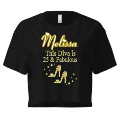 Ladies Festival Cali Crop Top Tee