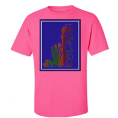 Unisex Ultra Cotton Safety Neon Crewneck Tee