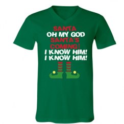 Unisex V-Neck Jersey Tee