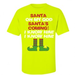 Unisex Ultra Cotton Safety Neon Crewneck Tee