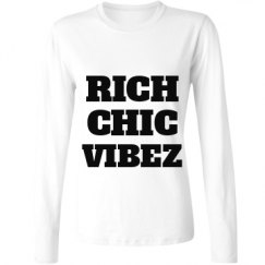 Ladies Relaxed Fit Basic Long Sleeve Tee