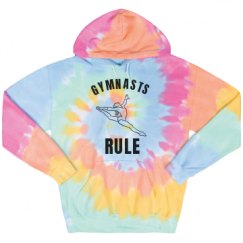 Unisex Tie-Dye Fleece Hoodie