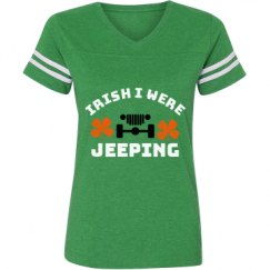 Ladies Relaxed Fit Vintage Sports Tee