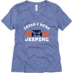 Ladies Relaxed Fit Super Soft Triblend V-Neck Tee