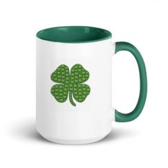 15oz Ceramic Mug with Color Inside