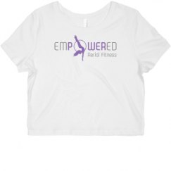 Ladies Slim Fit Crop Top Tee