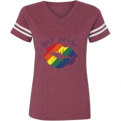 Ladies Relaxed Fit Vintage Sports Tee