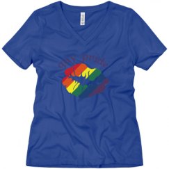 Ladies Relaxed Fit V-Neck Tee